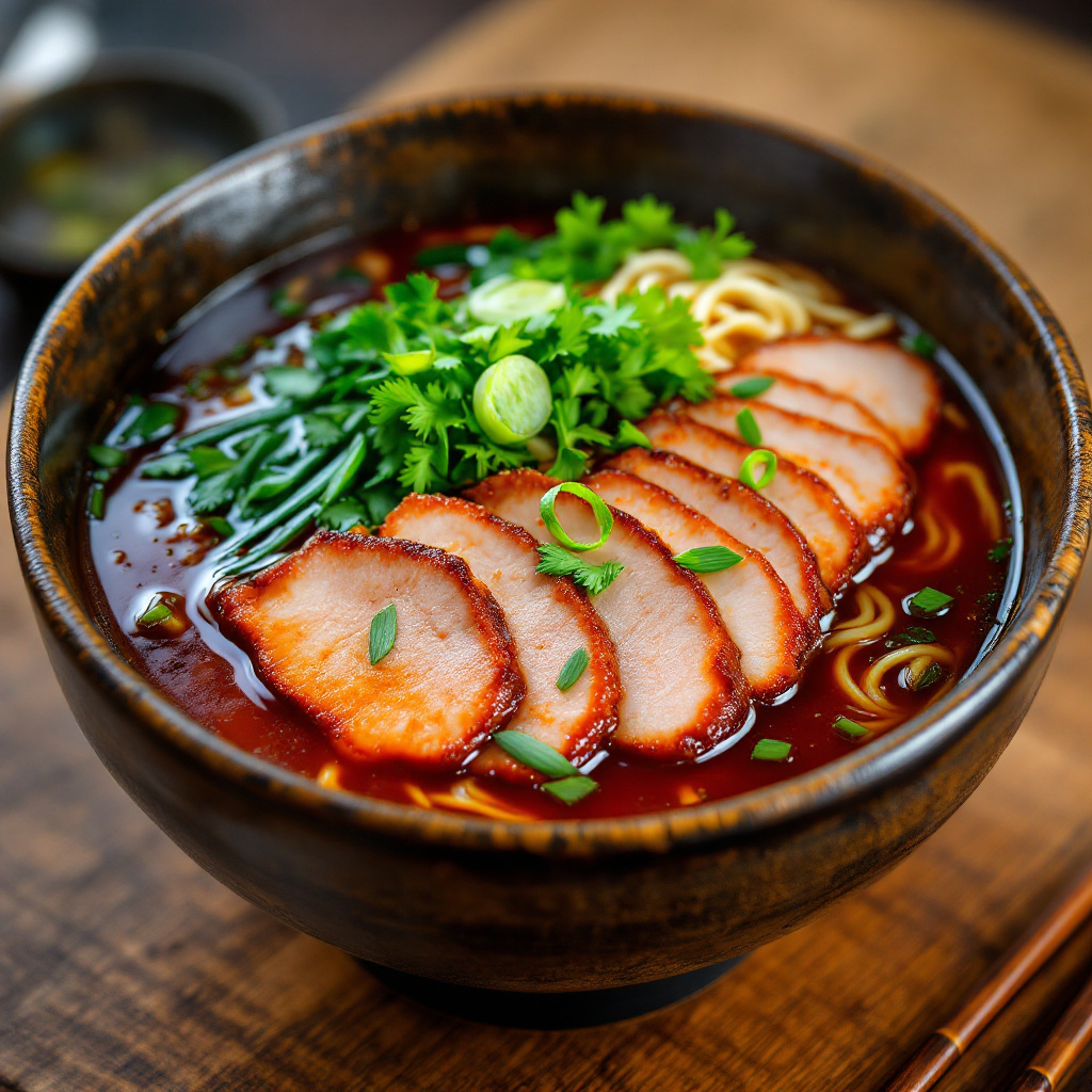 Duck Ramen with Red Miso Broth