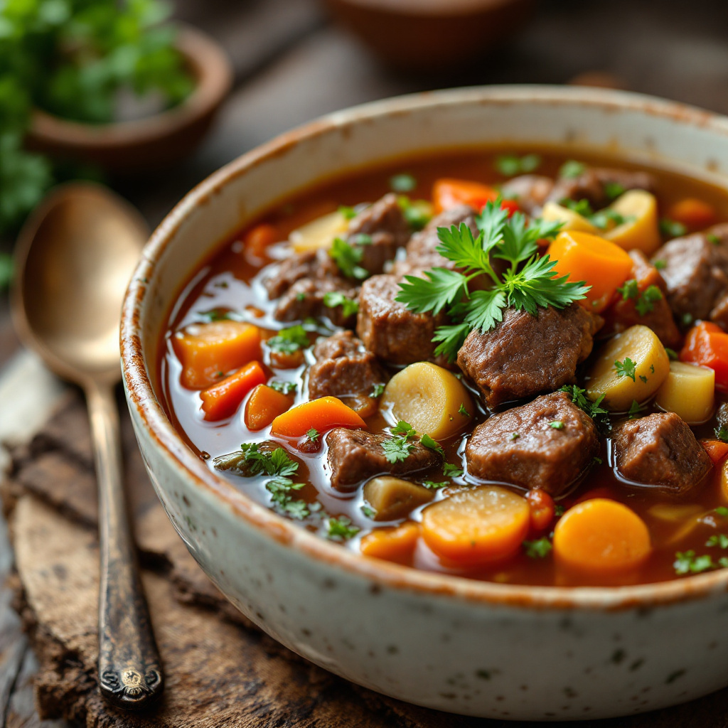 Hearty Beef Vegetable Soup